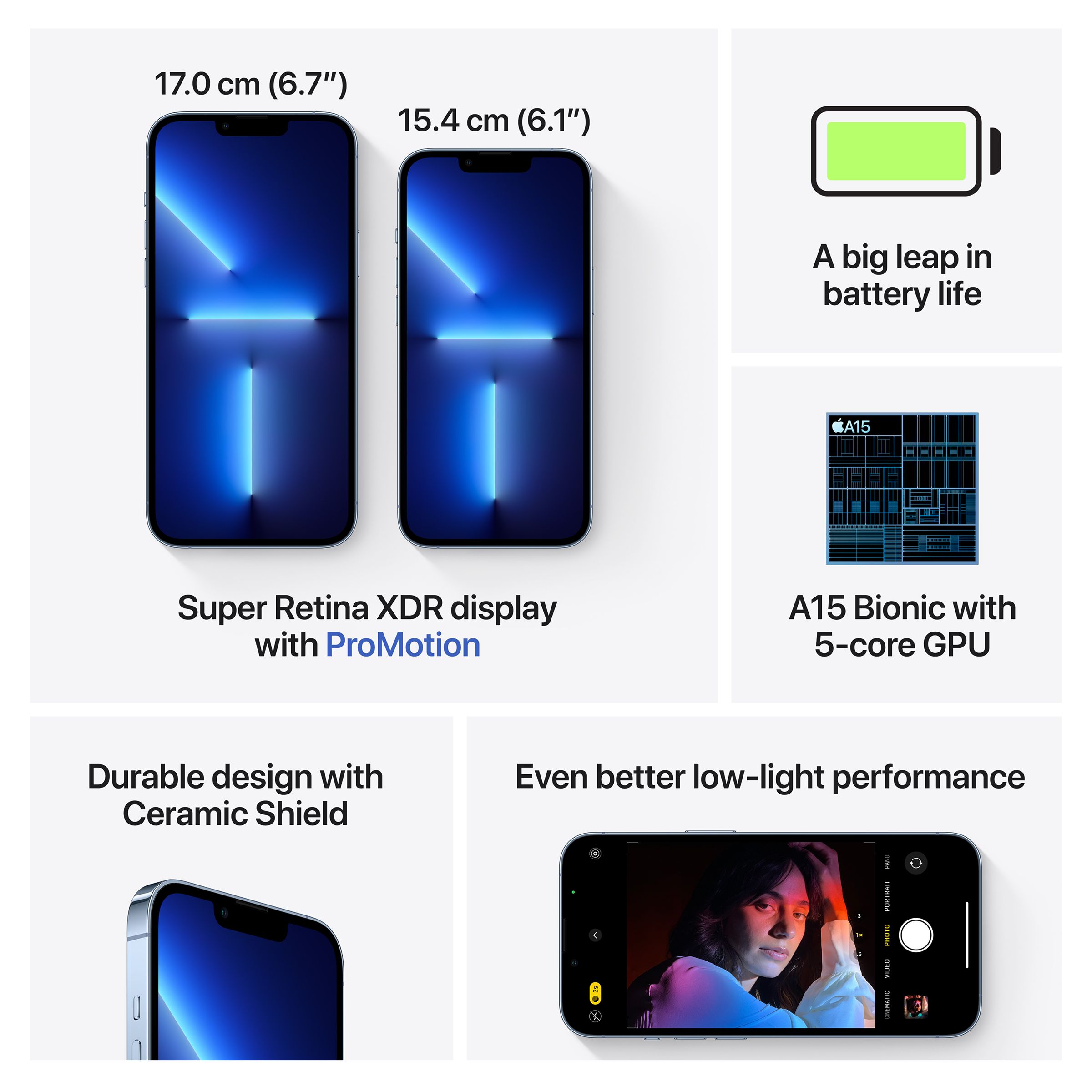 Buy Apple iPhone 13 Pro (256GB, Sierra Blue) Online - Croma